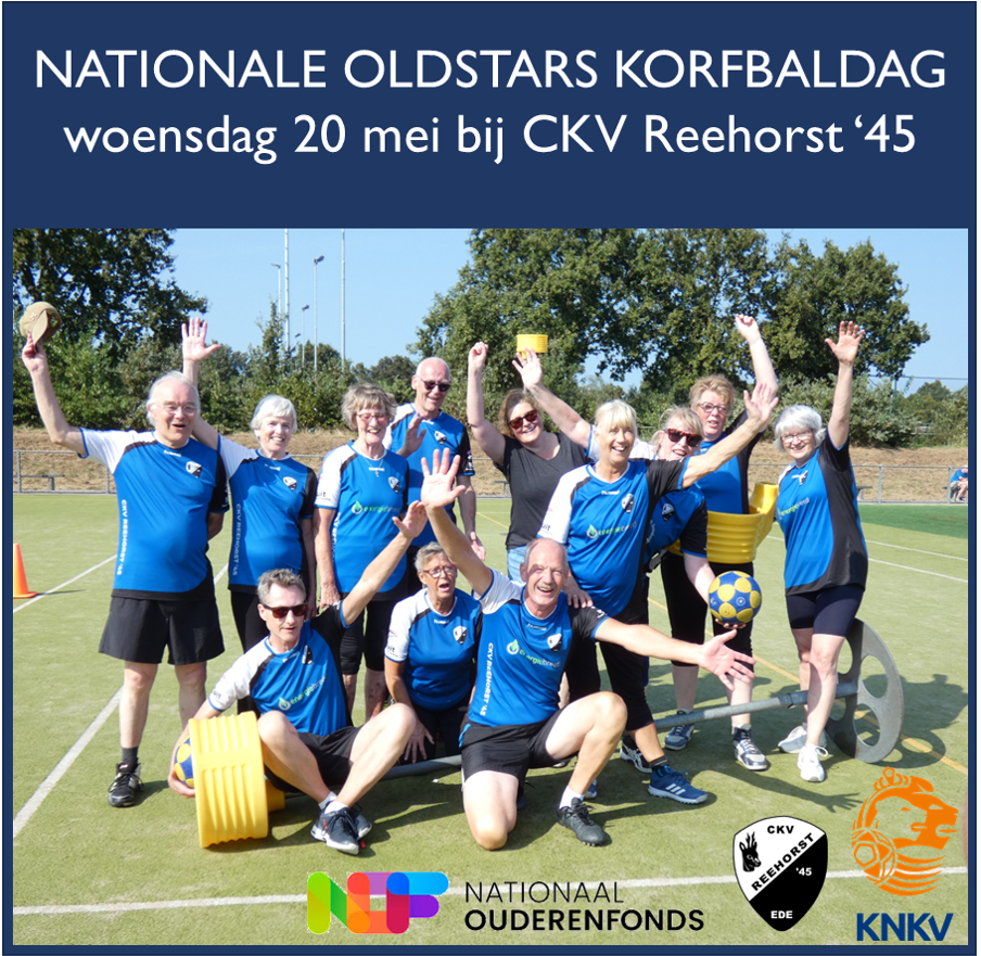 Reehorst organiseert Nationale OldStars Korfbaldag
